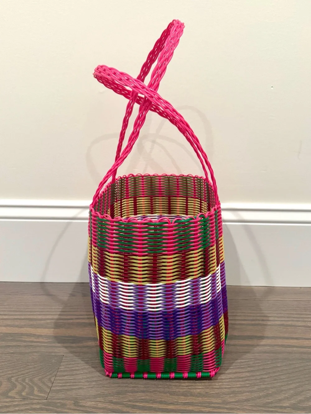 Woven Basket Bag